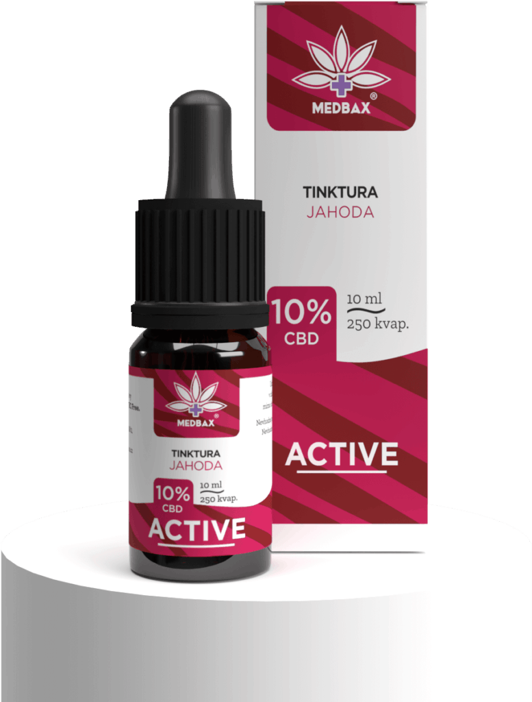 CBD Tinktúra Active Jahoda 10ml